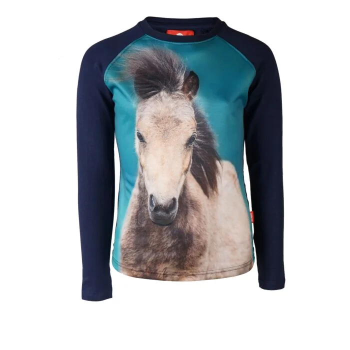 Horka Pixel T-Shirt L/S Dark Marine