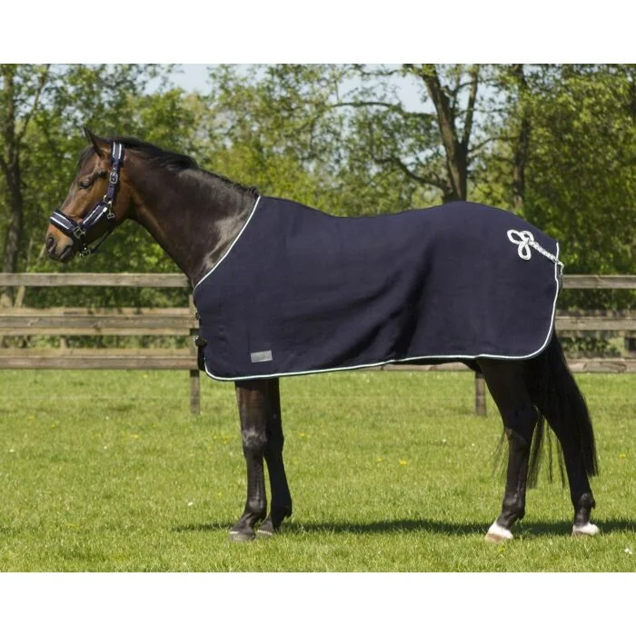 QHP Deken Wol Sheepy Tres Navy