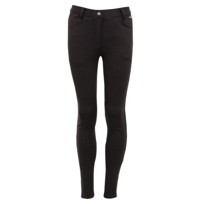 Premiere rijbroek Azalea kinderen Siliconen Kniestukken Navy