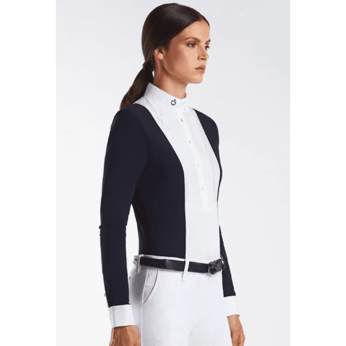 Cavalleria Toscana Dames Wedstrijd Shirt W BIB L/S