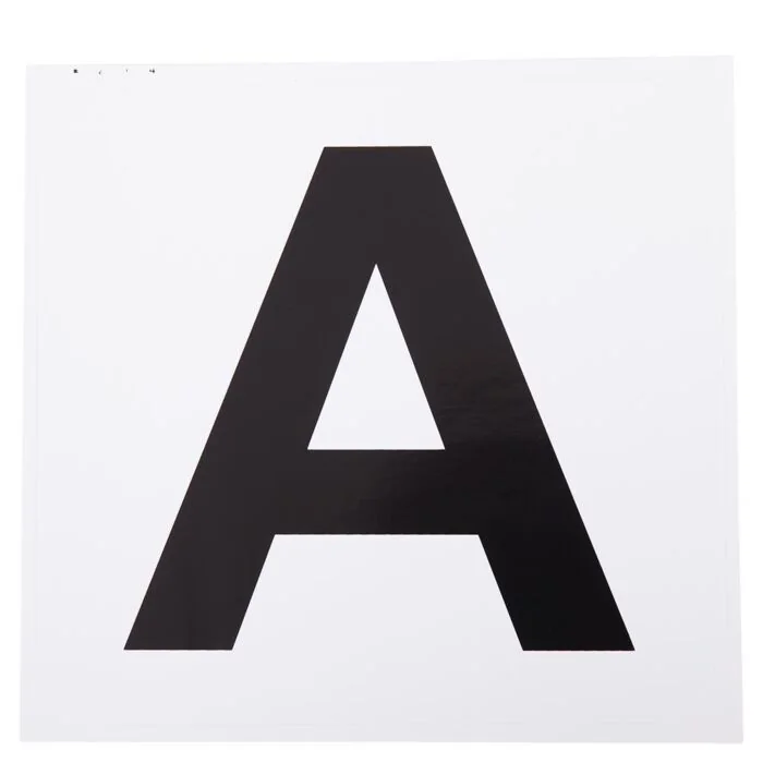 Manegeletters stickers 20 x 40