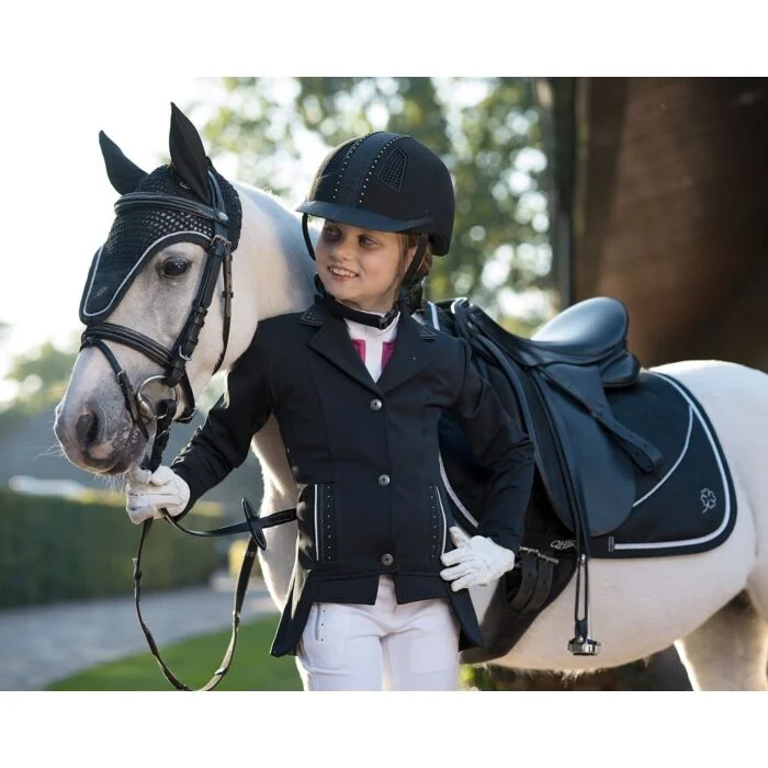 QHP Wedstrijdjas Layla Junior Zwart