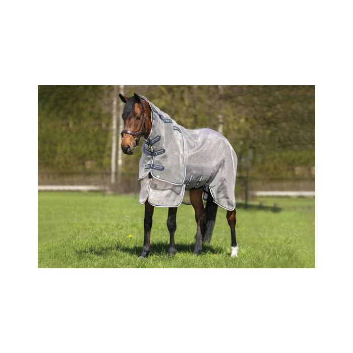 Rambo Protector vliegendeken Oatmeal/Navy, White & Beige