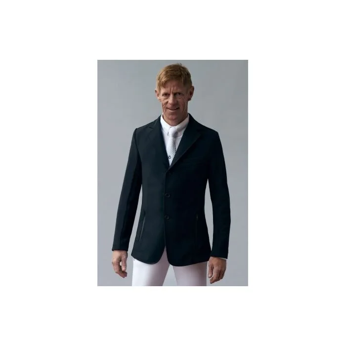 Cavalleria Toscana Technical Knit Zip Heren Rijjas Navy