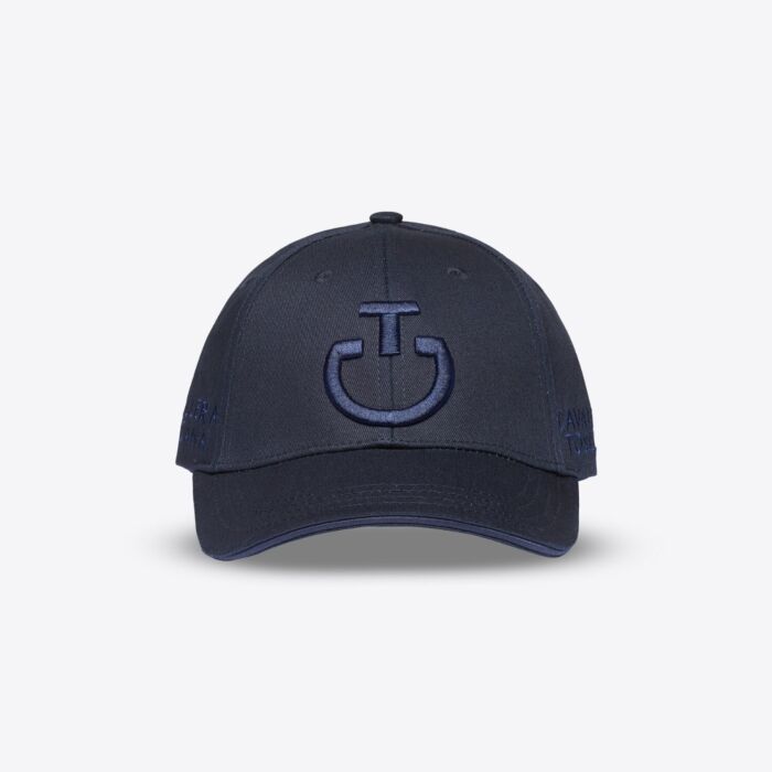 Cavalleria Toscana Baseball Cap with Embroidered Logo Navy