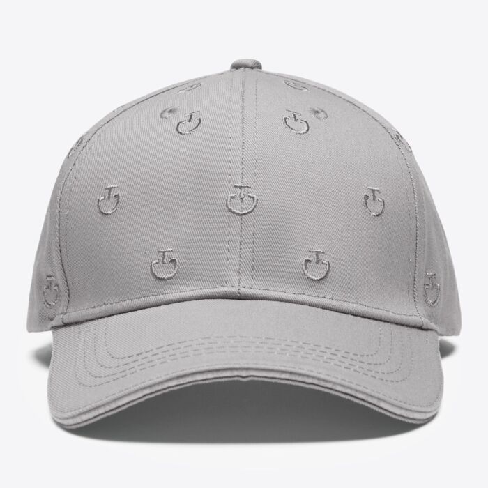 Cavalleria Toscana Cap with Logo Print - Licht Grey