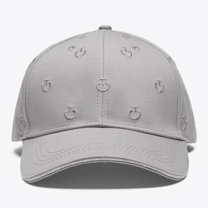 Cavalleria Toscana Cap with Logo Print - Licht Grey