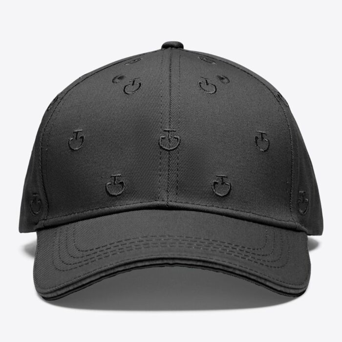 Cavalleria Toscana Cap with Logo Print - Black