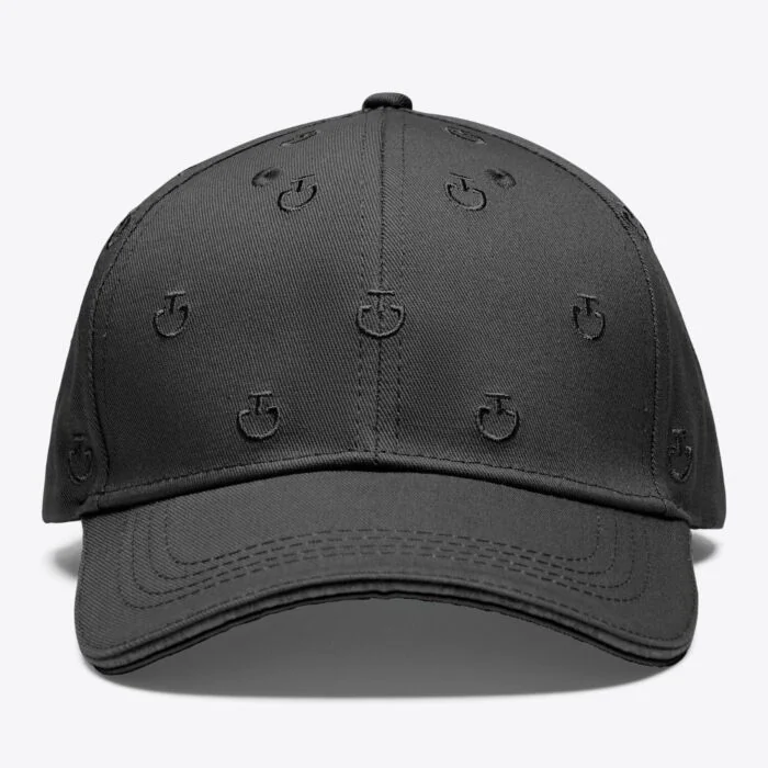 Cavalleria Toscana Cap with Logo Print - Black