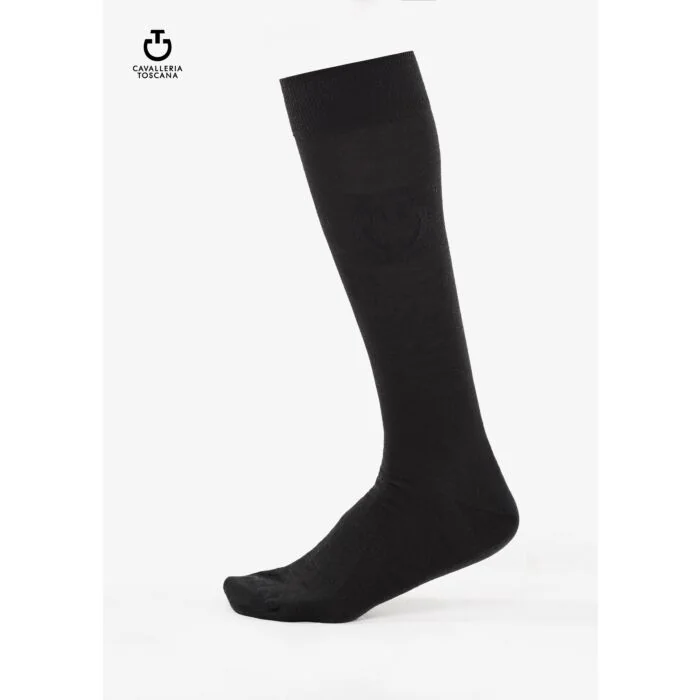 Cavalleria Toscana Wool & Silk Sokken Zwart 