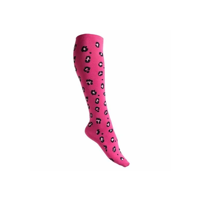 PK Kniekousen Ober Leopard Fuchsia