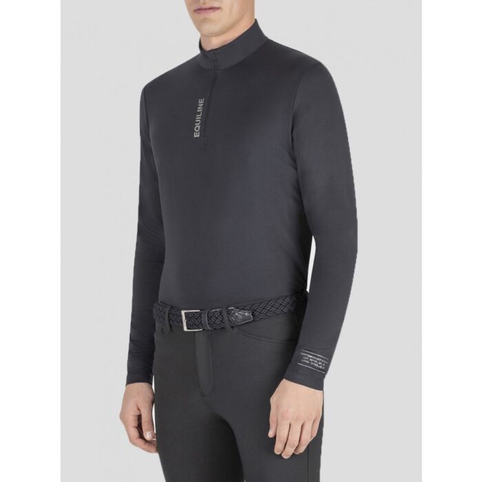 EQUILINE Heren Shirt Second Skin Emarghe L/S