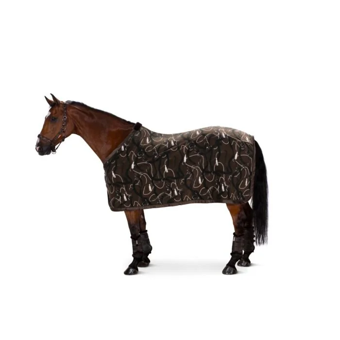 Eskadron Zweetdeken Fleece Design Platinum Havanabrown