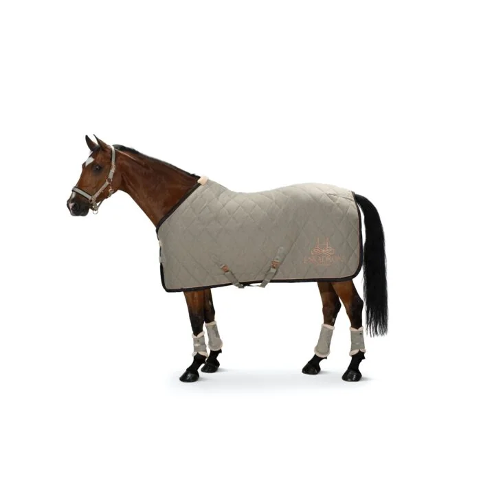 Eskadron Heritage Zweet Deken Acryl Quilted Ivory Grey