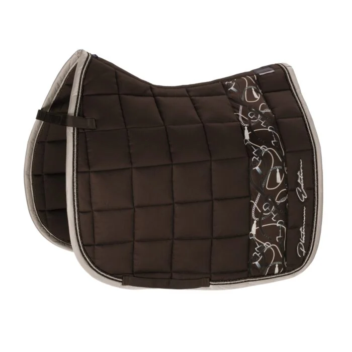 Eskadron Zadeldek Big Square Cotton Platinum Havanabrown 