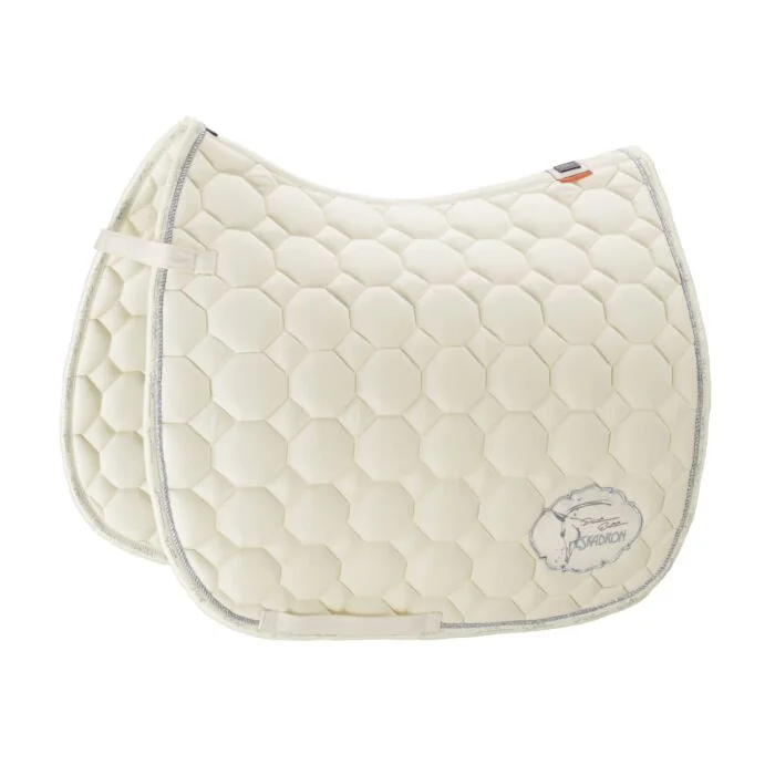 Eskadron Platinum Zadeldek Cotton Emblem Off White