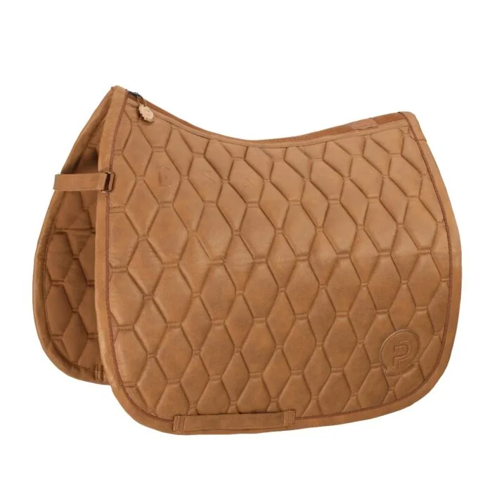 Eskadron Zadeldek Metallic Faux Leather Cognac