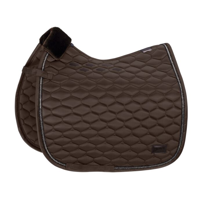 Eskadron Zadeldek Glossy Crystal Platinum Havanabrown