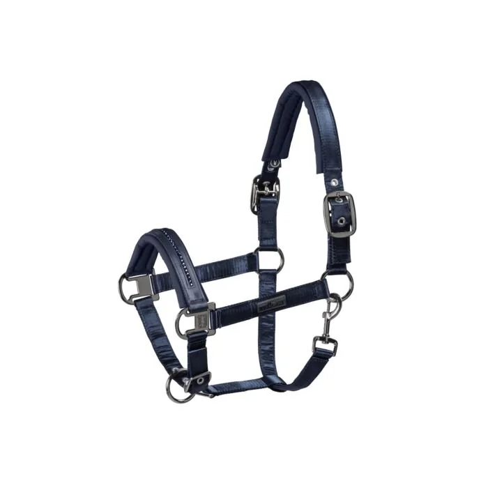 Eskadron Halster Double Pin Satin Crystals Classic Sports Dark Navy