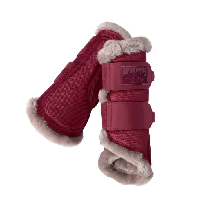 Eskadron Tendon Boots Faux Fur Classic Sport Rustic Red