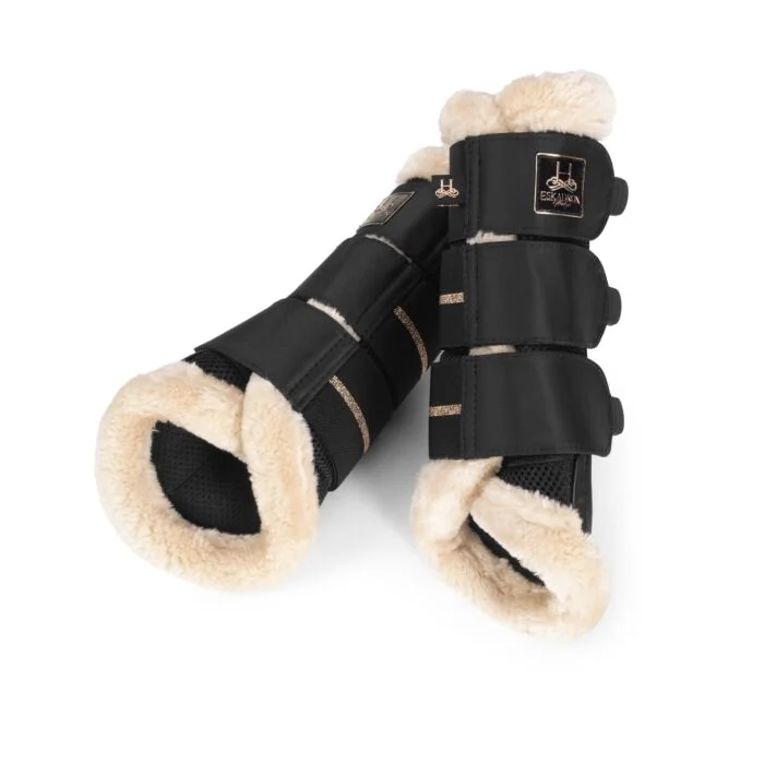 Eskadron Tendon Boots Mesh FauxFur Heritage Black