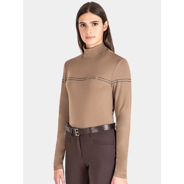 Equiline Dames Second Skin Shirt Eojie L/S Camel