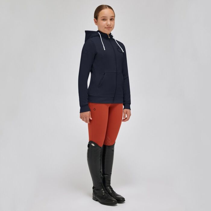 Cavalleria Toscana Girl's Hoodie Navy