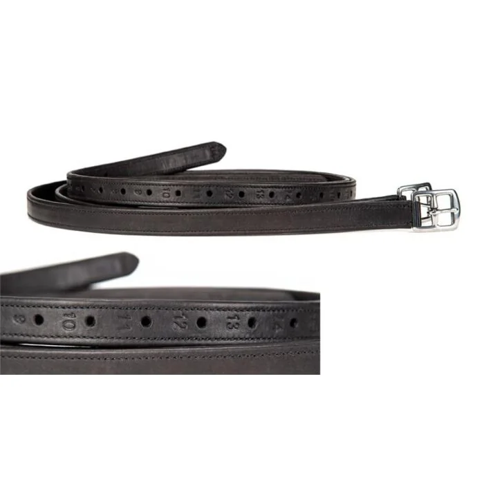 Equiline leren stijgbeugelriemen 