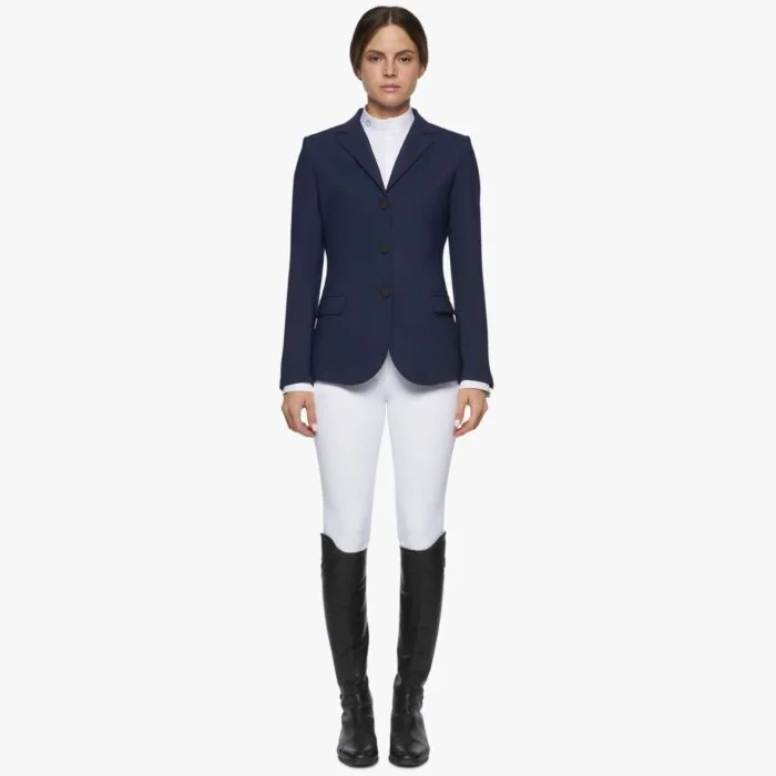 Cavalleria Toscana American Jersey Riding Jacket ladies Royal Blue