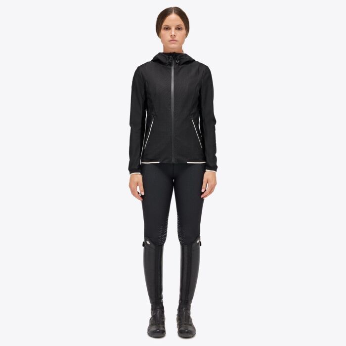 Cavalleria Toscana Perforated Jersey Softshell Womans Jacket 
