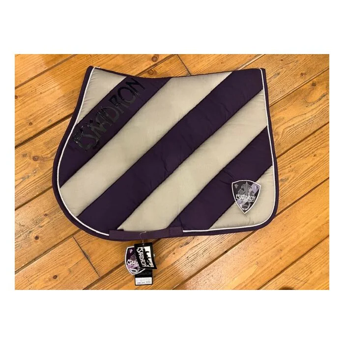 Eskadron Zadeldek Polypad Bicolor Beige Paars