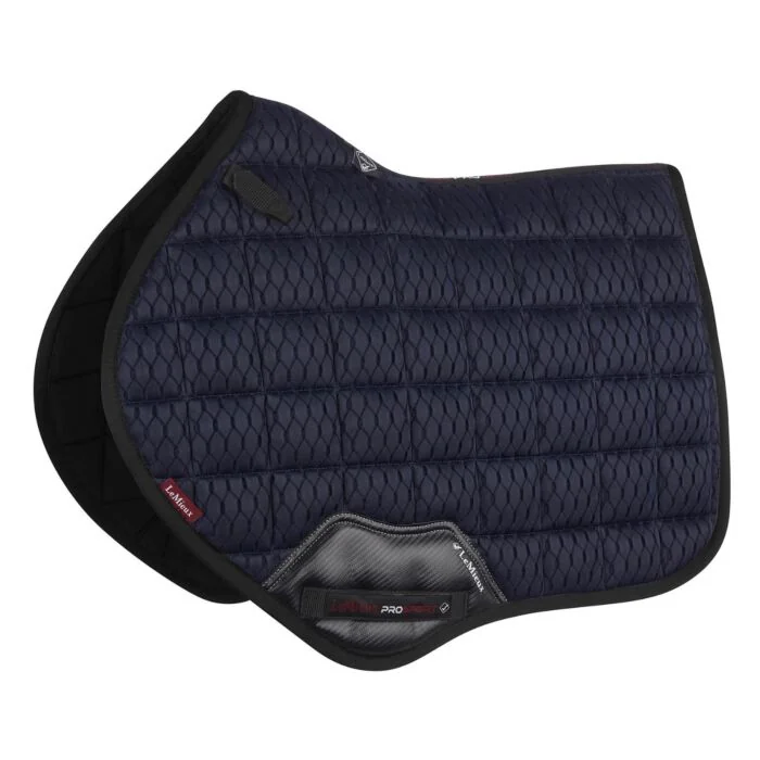 LeMIEUX Carbon Mesh Air Square Zadeldek Navy