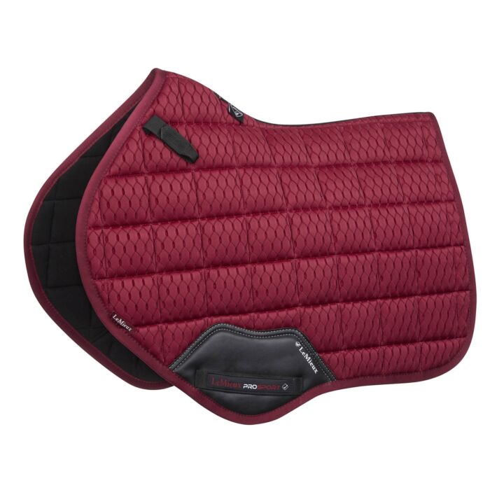 LeMIEUX Carbon Mesh Air Square Zadeldek Mulberry