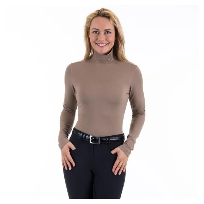 ANKY® Mockneck Shirt Dames Pine Bark