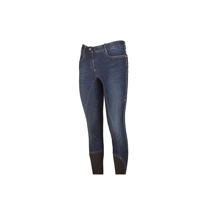 Equiline Rijbroek Ginger Denim Blue