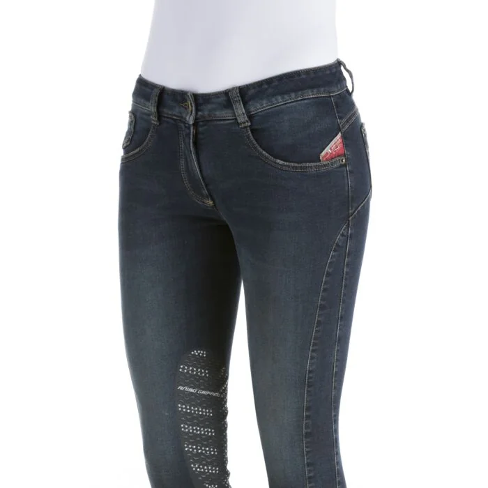 Animo Dames Jeans Rijbroek Nijo Full Grip