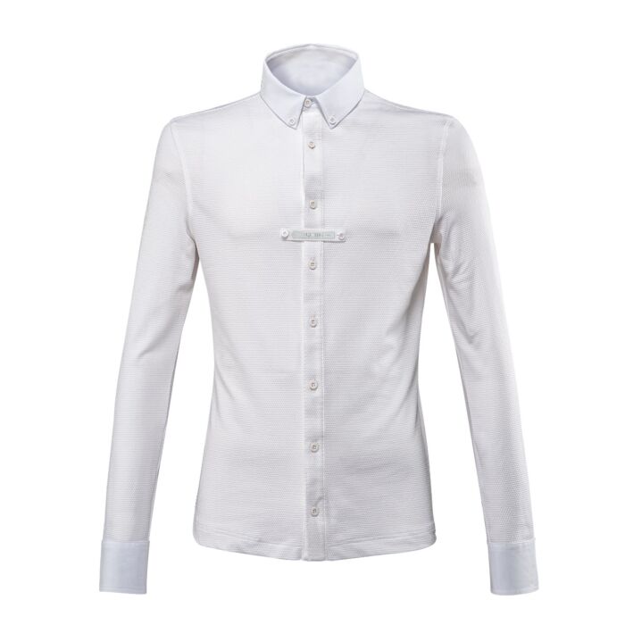 Equiline Camicia Heren Wedstrijdshirt L/S Bianco