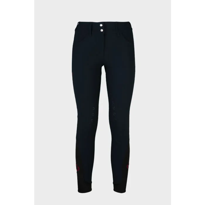 Cavalleria Toscana Dames Rijbroek American Full Grip Breeches Navy