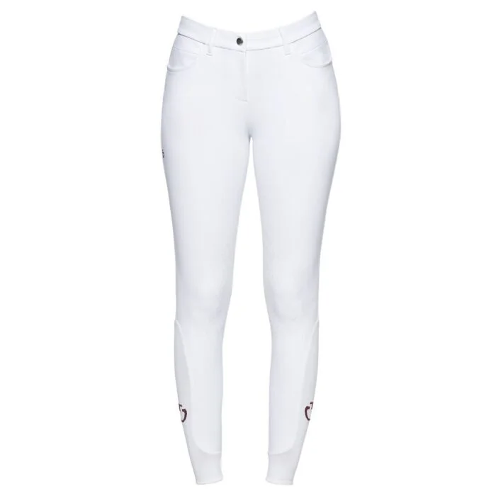 Cavalleria Toscana Womens Knee Grip Jumping Breeches Wit