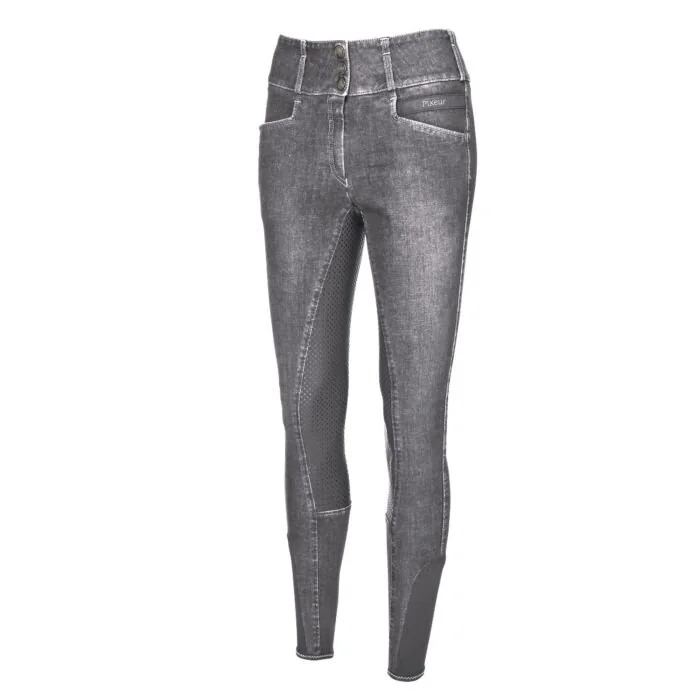 Pikeur Rijbroek Candela Grip Jeans Light Grey