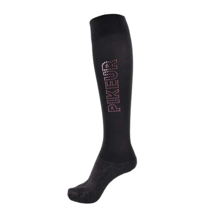 Pikeur Kniekousen Panty Pailletten Antraciet