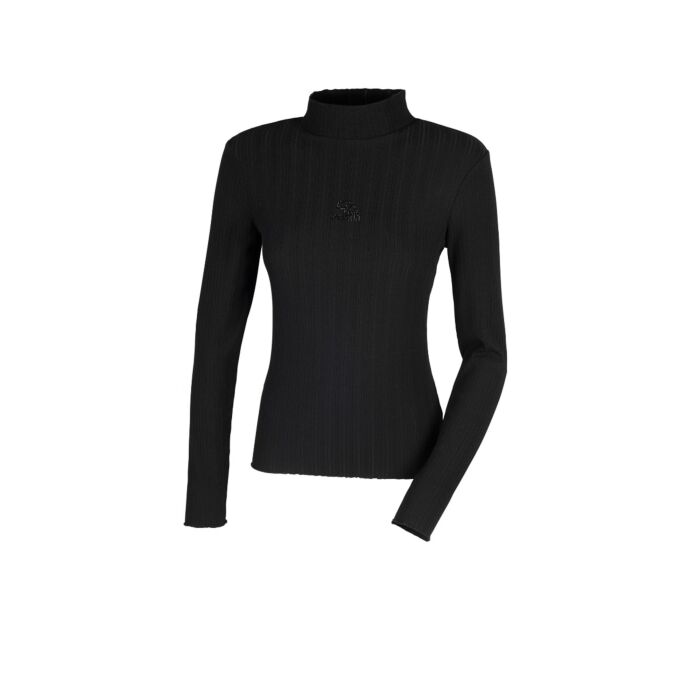Pikeur Col Rip-Shirt Black