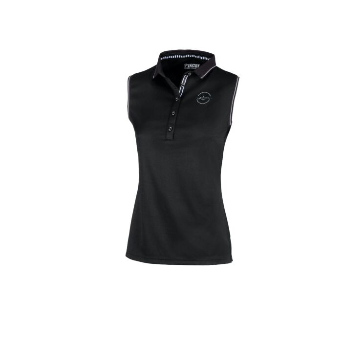 Pikeur Polo T-shirt Jarla mouwloos Black