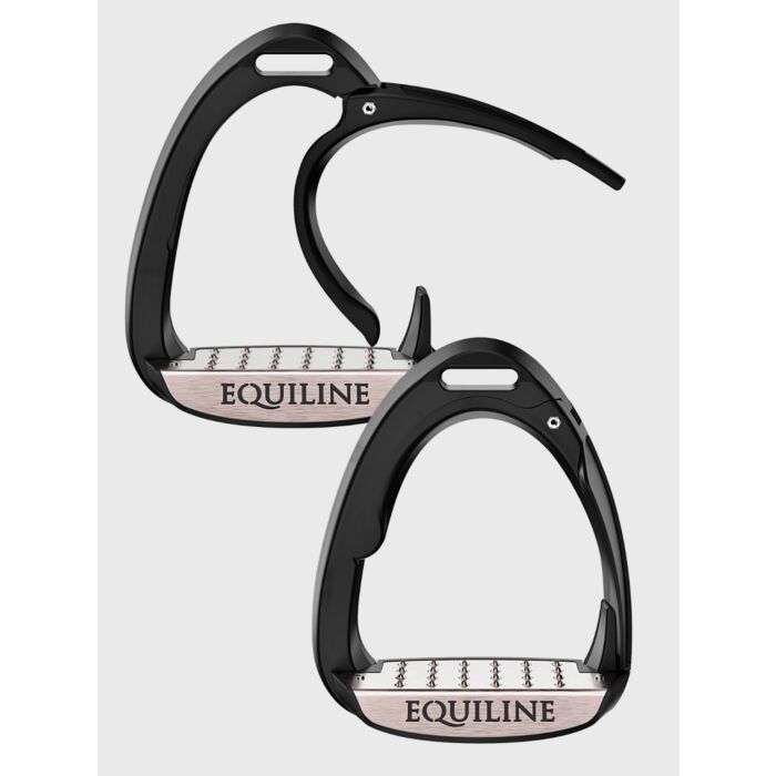 Equiline X-Cel Jumping Stirrup with Safety System Matt Black