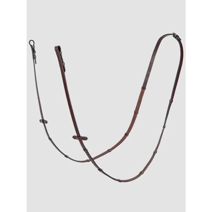 Equiline Leren Teugels met Grip en 7 Stops