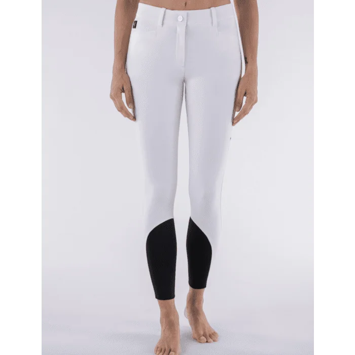 Equiline CERIEK – Dames rijbroek met B-MOVE full grip - Wit