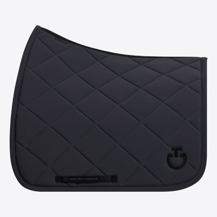 Cavalleria Toscana Saddle Pad in Quilted Jersey - Dressuur- Charcoal