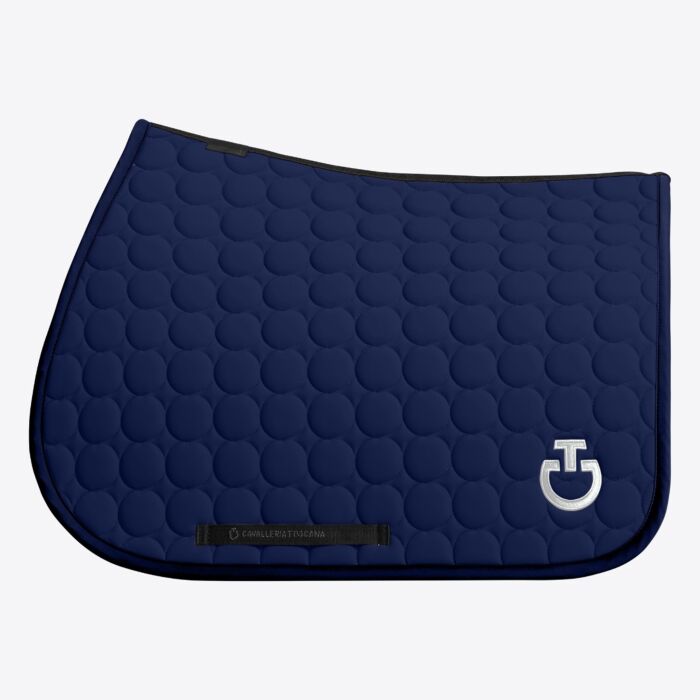 Cavalleria Toscana Jumping zadeldek with Circle Quilted - Royal Blue - Full